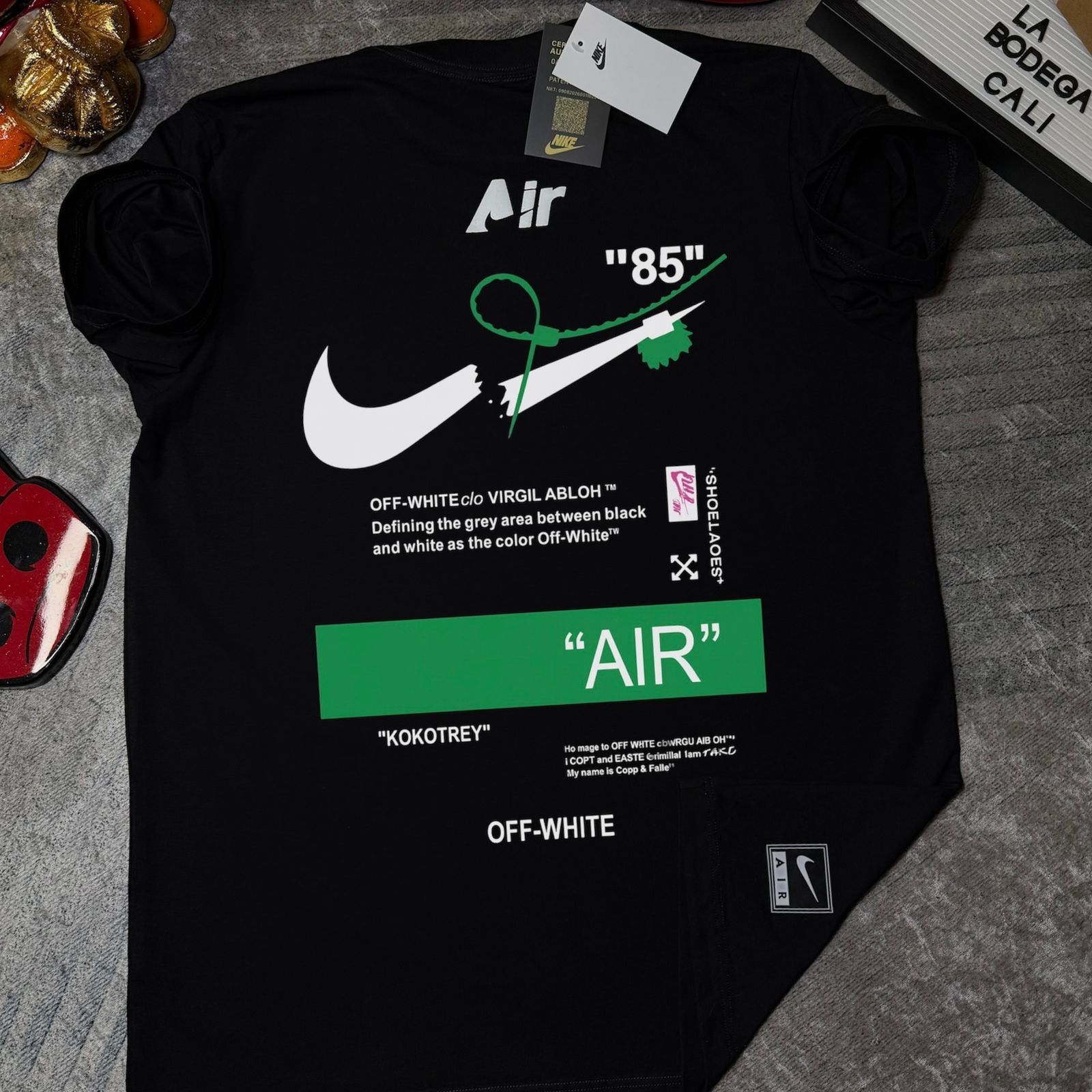 Camiseta Off-White x Nike Premium – Alto Relieve & Tela Fría