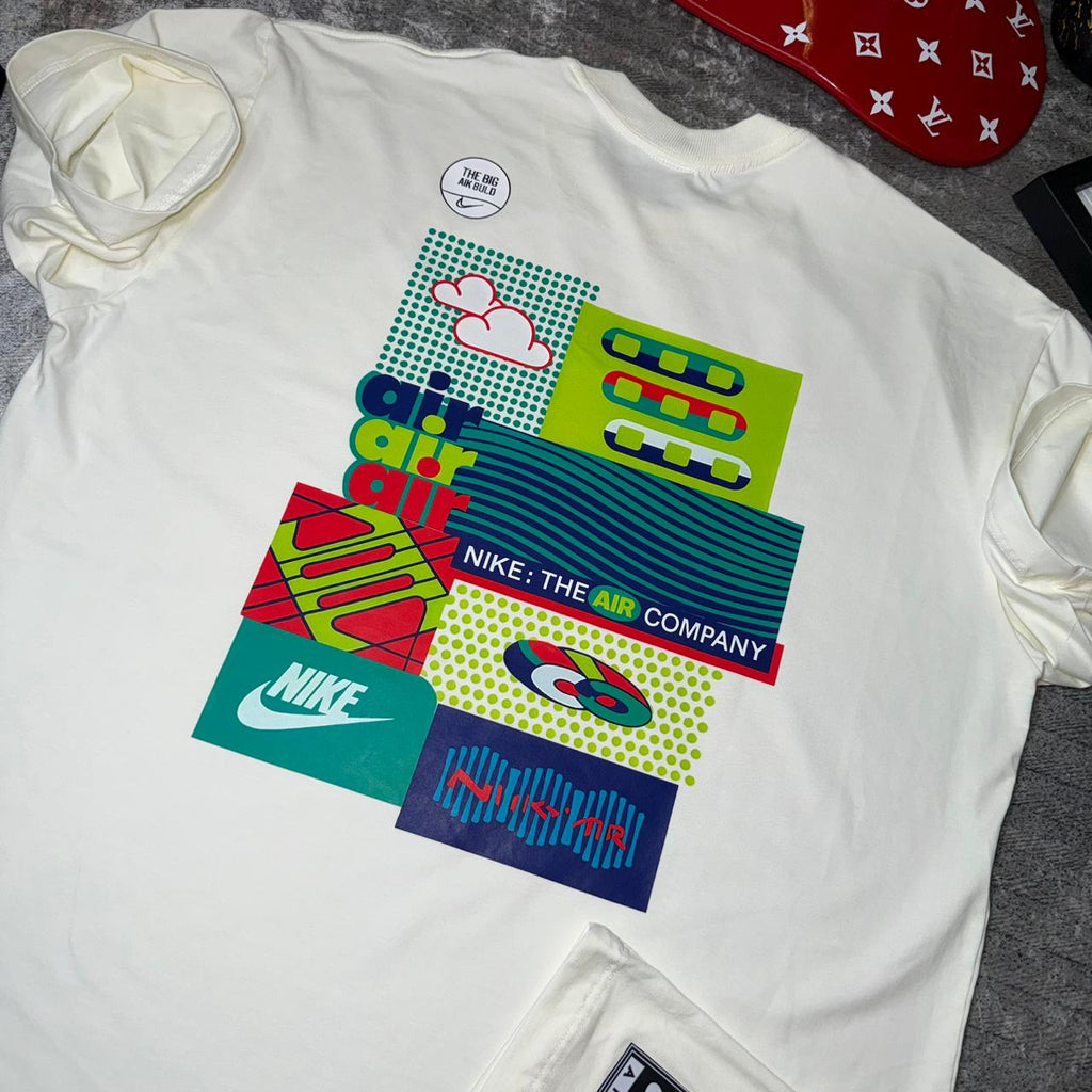 Camiseta Nike Air Company Premium – Diseño Gráfico & Alto Relieve
