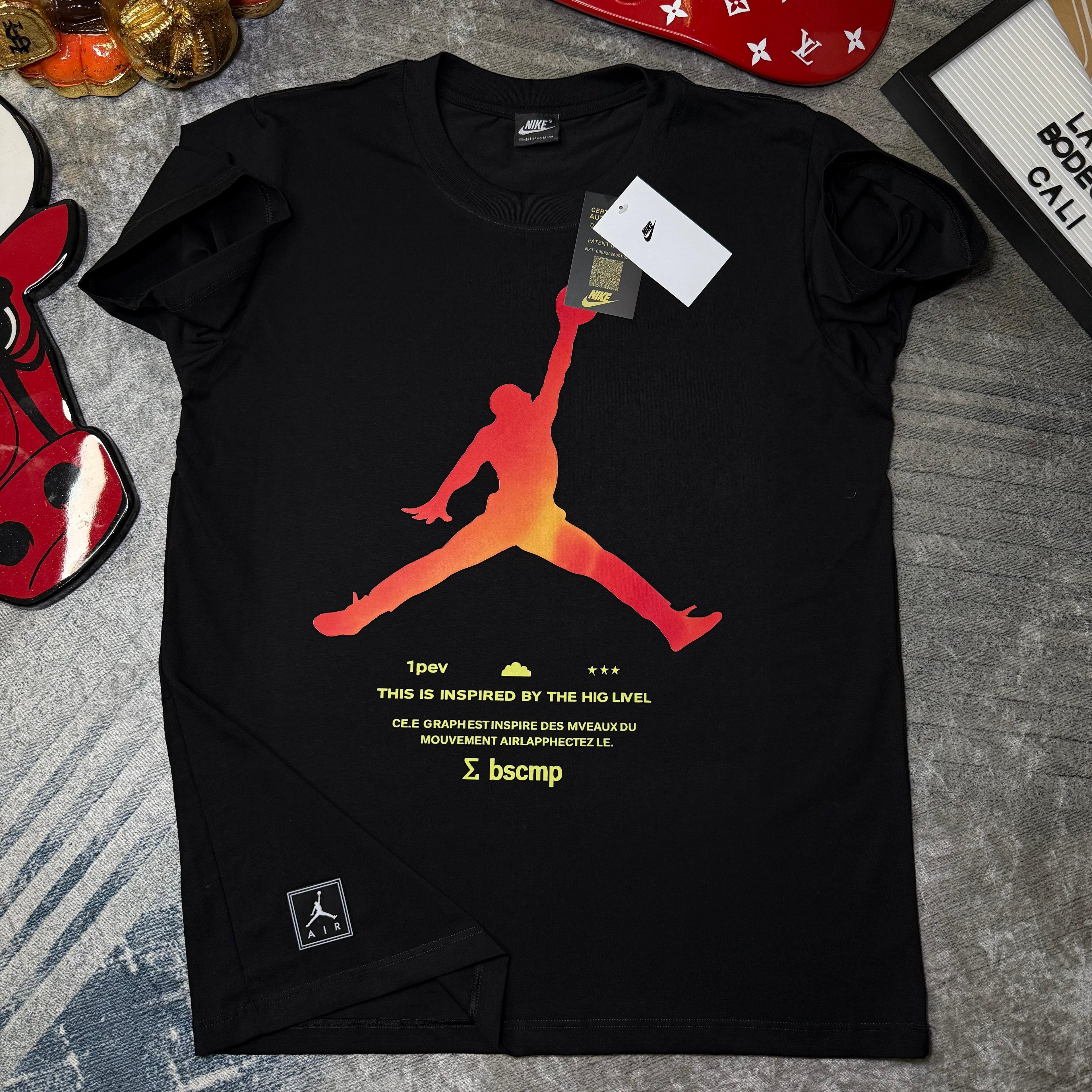 Camiseta Air Jordan Gradient Jump Premium – Basketball & Alto Relieve